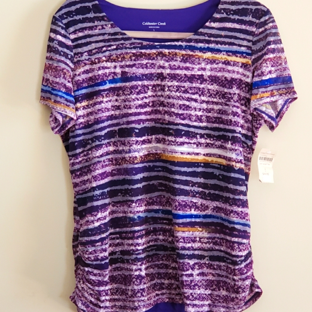 Ladies Coldwater Creek short-sleeve top